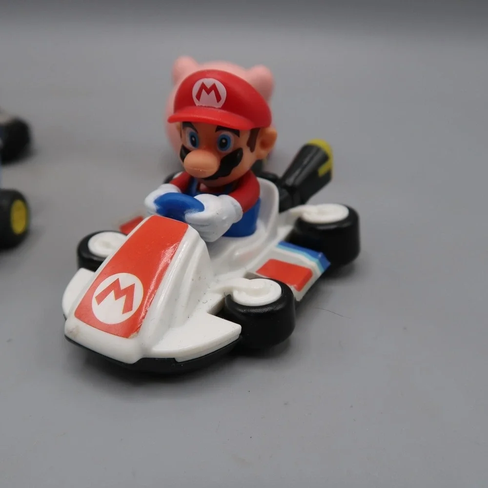 2018 McDonalds Super MARIO KART  CAR RACER Happy Meal Toy Lot of 6